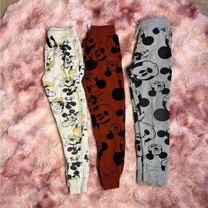 Mickey Mouse Themed Jogger Pants Set